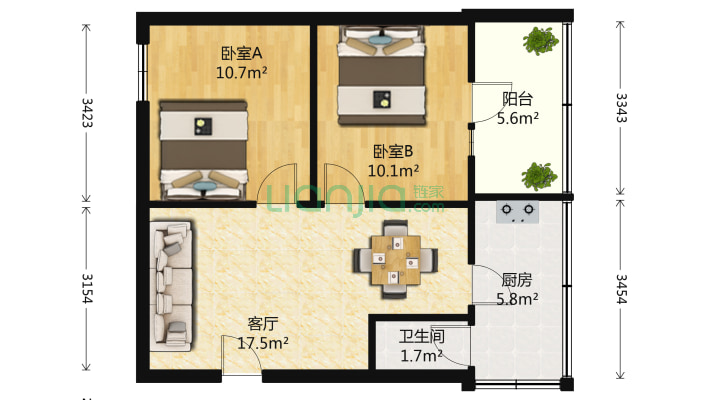 较场坝西街67号二手房实景图