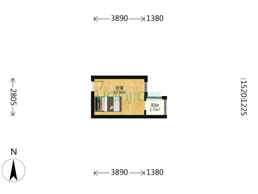 中大科教楼 1室0厅0卫 21平方