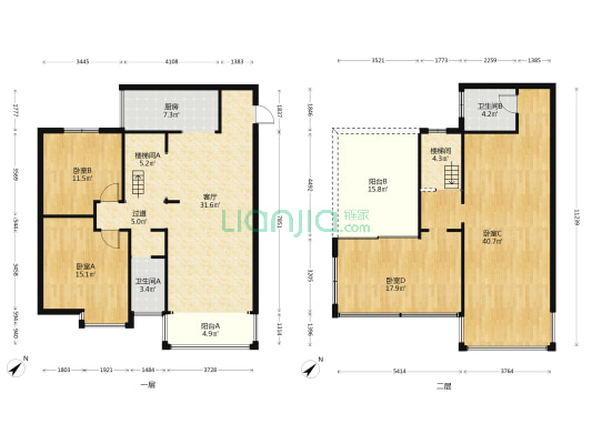 中铭润阳 4室1厅2卫 152平方