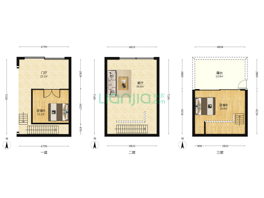 上饶彩诚工业物流园 2室1厅0卫 97平方