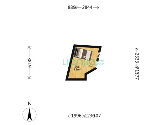 义生里 1室0厅0卫 9平方
