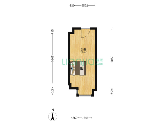 龙湖颐天康养天曜公寓 1室0厅0卫 35平方