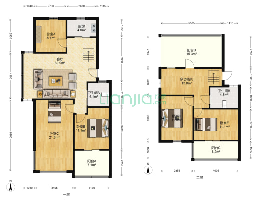 西城悦居 6室1厅2卫 82平方