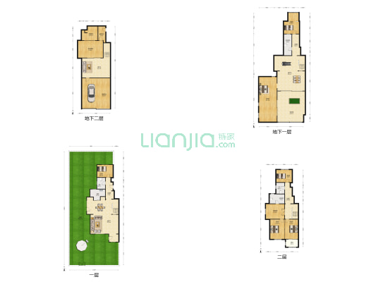 中航云玺大宅 7室3厅4卫 188平方