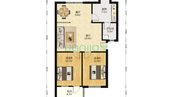 丽景苑社区二手房实景图