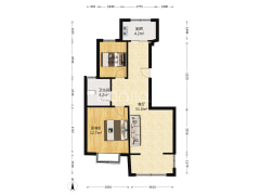 天地新城  精装两居  高楼层  采光好-涿州天地新城户型图