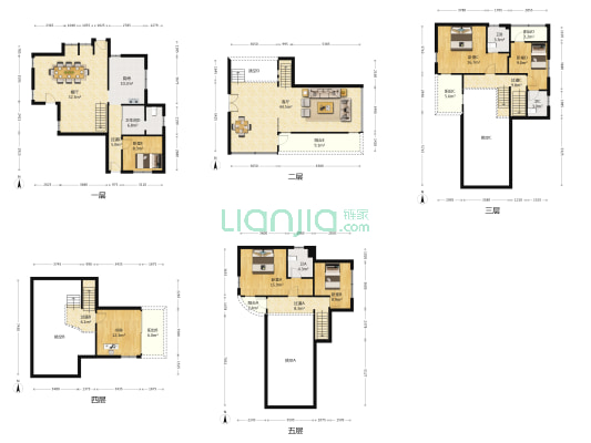 戚家山别墅 6室2厅4卫 533平方