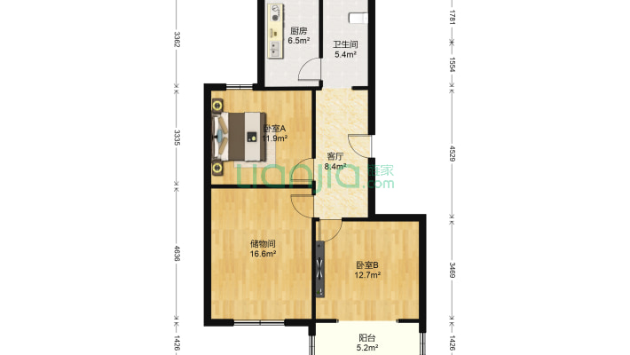 锦硕苑二手房实景图