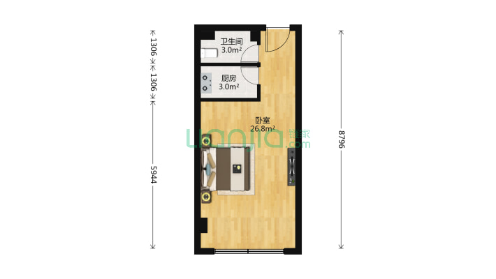 天成国贸中心二手房实景图
