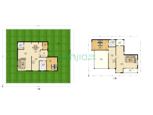 卓达三溪塘 2室3厅2卫 231平方