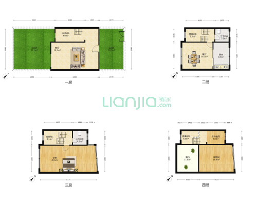 汇翠山庄翠丽苑别墅区 2室2厅2卫 161平方
