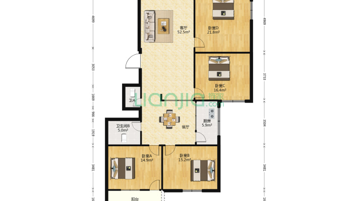 冠业居民小区二手房实景图