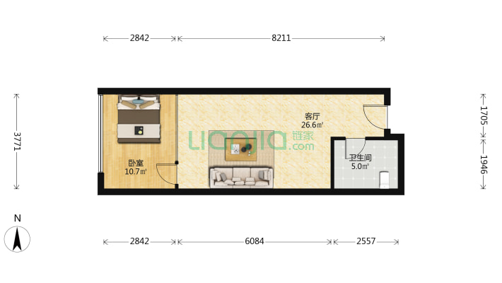 北辰国荟二手房实景图