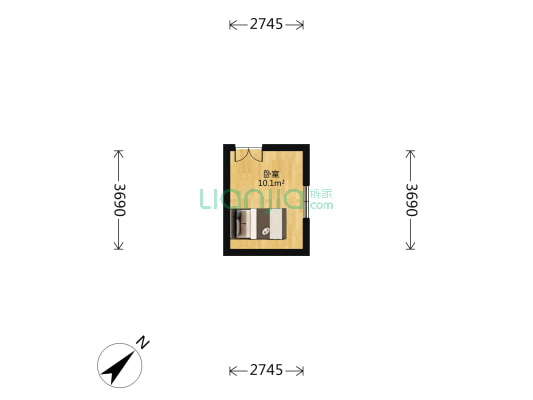 荣盛里(和平) 1室0厅0卫 9平方