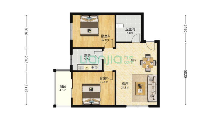 丽山小区二手房实景图
