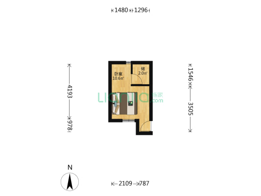 钟鼓胡同 1室0厅0卫 17平方