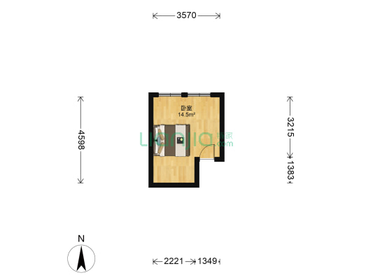 平楼 1室0厅0卫 14平方