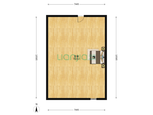 江湾水恋 1室0厅0卫 85平方