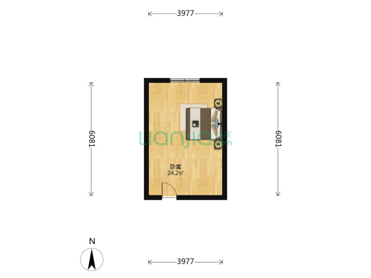 优尼小镇 1室0厅0卫 37平方