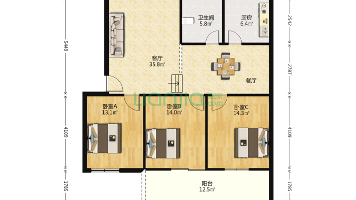 老民政局宿舍楼二手房实景图
