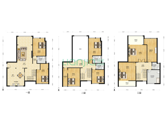 中恒江南第一城C区 7室2厅5卫 165平方