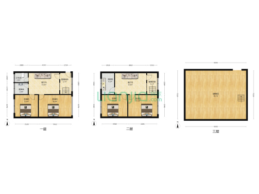 蓝天商业大街 4室2厅1卫 130平方
