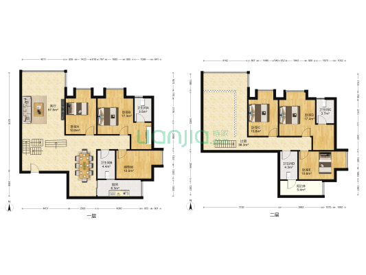 中山公馆 5室1厅4卫 217平方