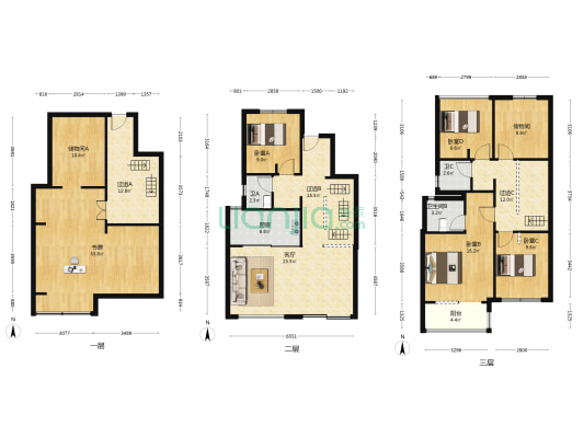 中旅宁宸院 5室1厅3卫 222平方