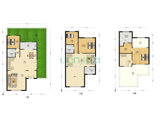 国瑞生态城永定河墅 4室3厅4卫 263平方