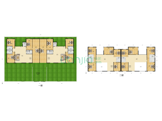 洞庭苑 18室2厅12卫 874平方