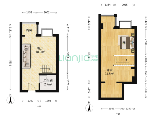 优派对小区 1室1厅1卫 32平方