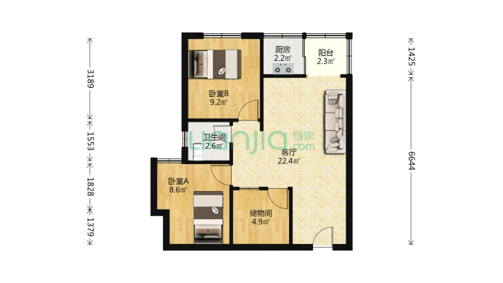 富嘉名阁二手房实景图