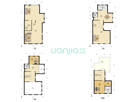 中信凯旋城三期（别墅） 2室3厅3卫 311平方