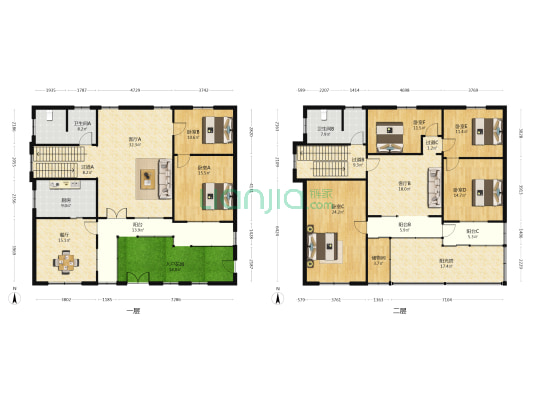 永安巷 6室3厅2卫 217平方