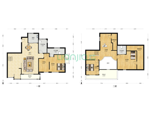 双景佳园 5室1厅3卫 130平方