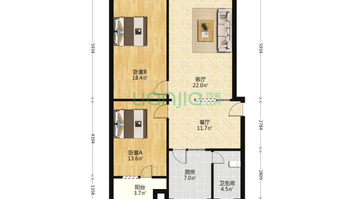 长沙路东二段68号二手房实景图