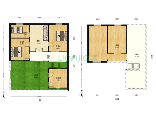 卧佛寺五巷 3室1厅0卫 122平方