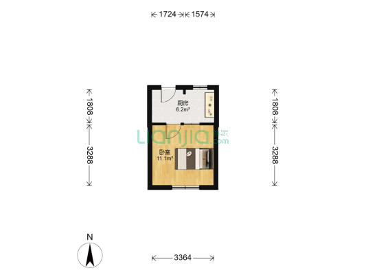 增禄胡同4号 1室0厅0卫 10平方