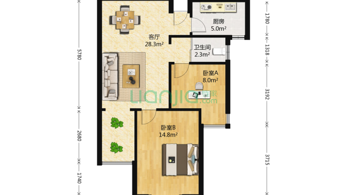侨城中央公园二手房实景图