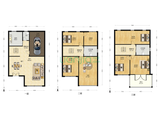 艺都花苑 6室1厅3卫 305平方