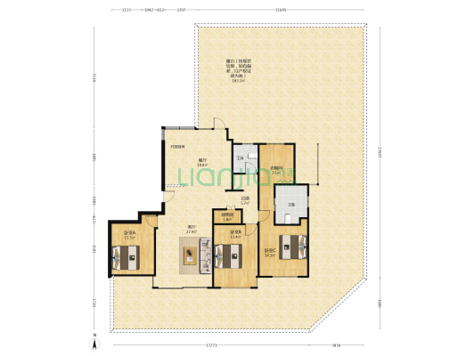 金色嘉园（平阳县） 3室2厅2卫 137平方