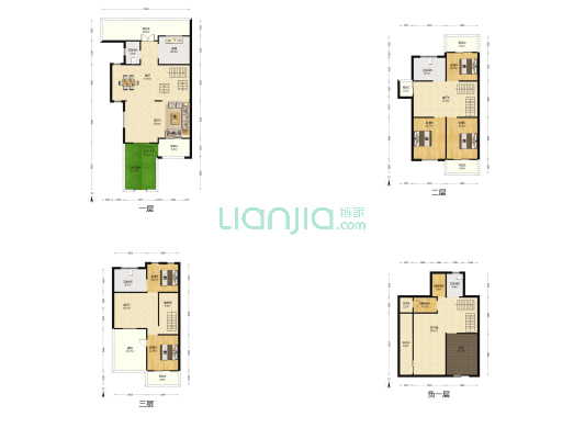 华丰明德居 4室2厅3卫 345平方
