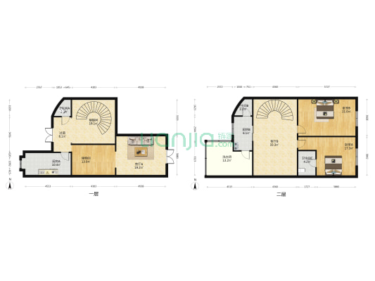北门路 2室2厅3卫 190平方