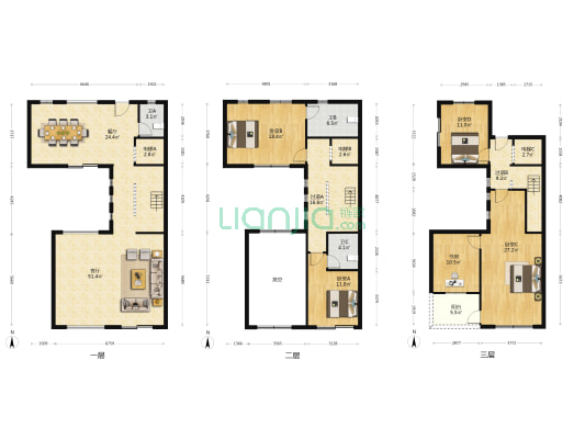 瑞景美墅 5室2厅3卫 316平方
