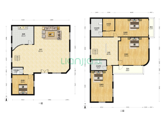 旧圩街 4室1厅3卫 424平方