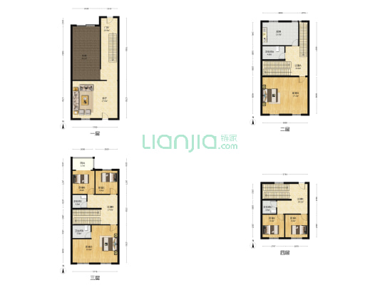 京东晓镇 6室1厅4卫 280平方