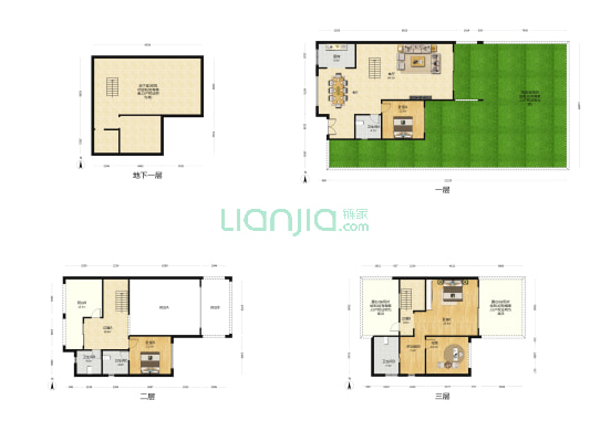 恒大麓山湖三期 5室1厅4卫 300平方