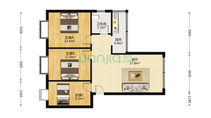 芳洲花园二手房实景图