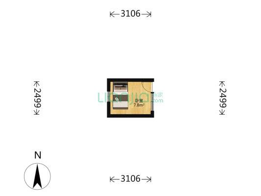 小外廊营胡同 1室0厅0卫 12平方