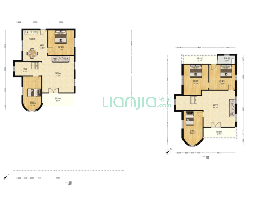 何家庄路 5室3厅1卫 175平方